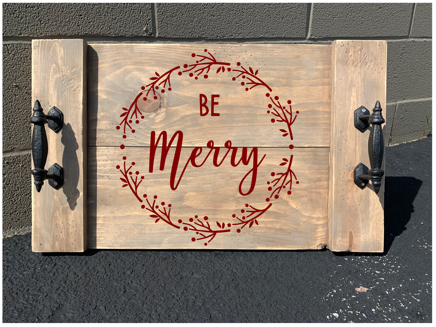 Good Cheer-- Christmas and Winter Farmhouse trays
