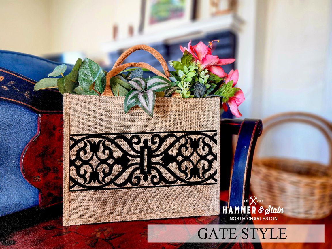 BURLAP TOTES