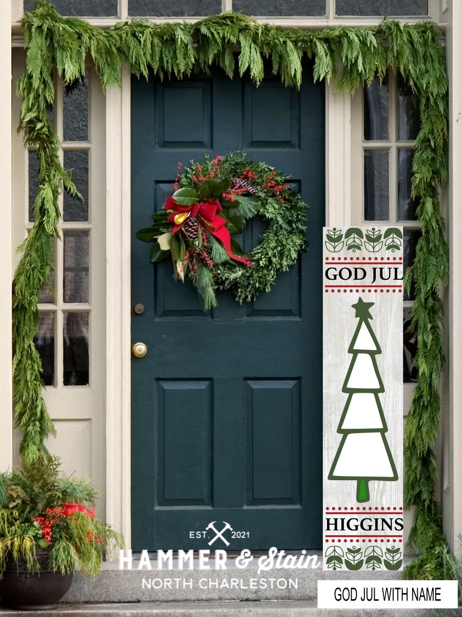 Season's Greetings Party Mix Christmas Porch Planks