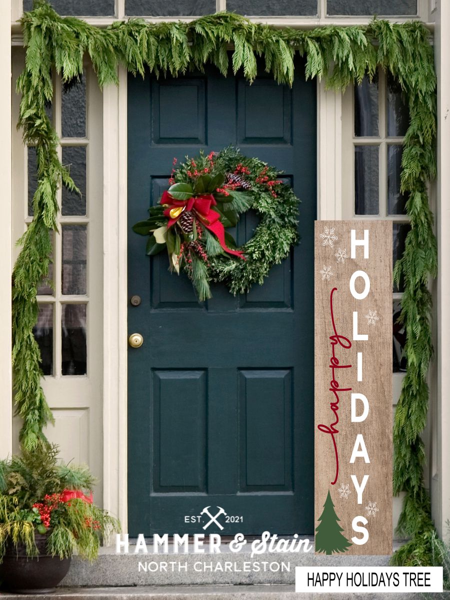 Season's Greetings Party Mix Christmas Porch Planks