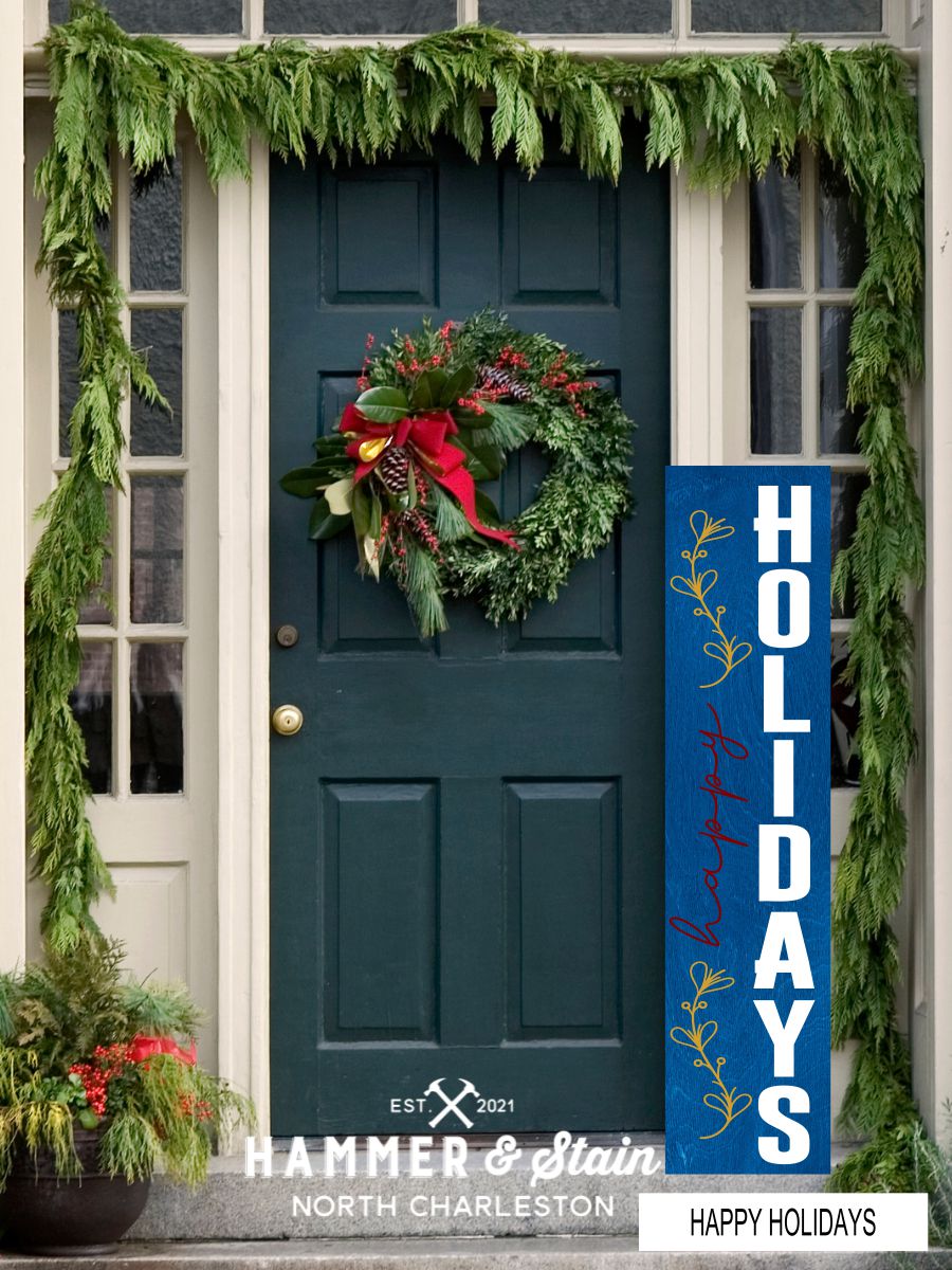 Season's Greetings Party Mix Christmas Porch Planks