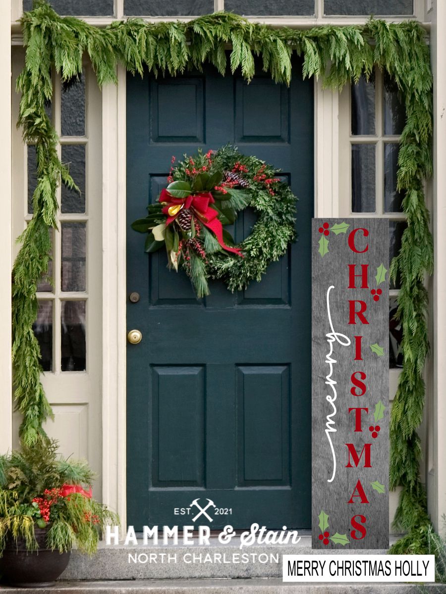 Season's Greetings Party Mix Christmas Porch Planks