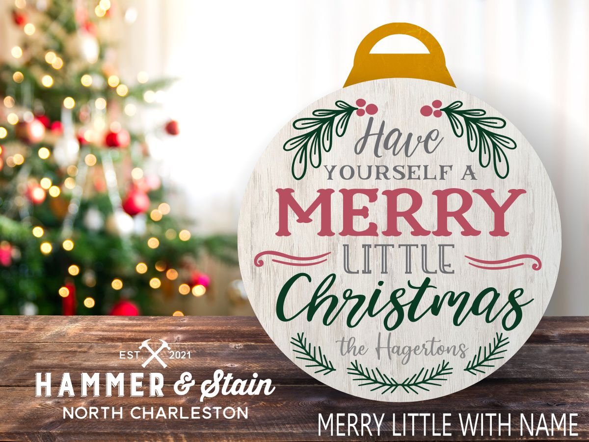 Season's Greetings Party Mix Christmas Ornament Shaped Rounds