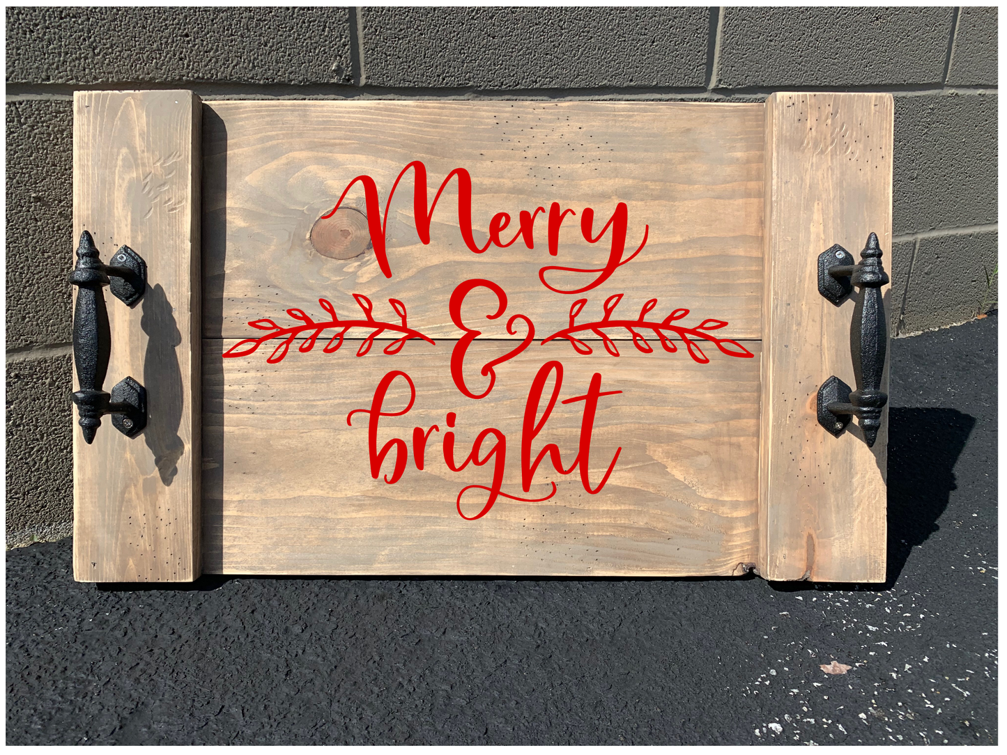 Good Cheer-- Christmas and Winter Farmhouse trays