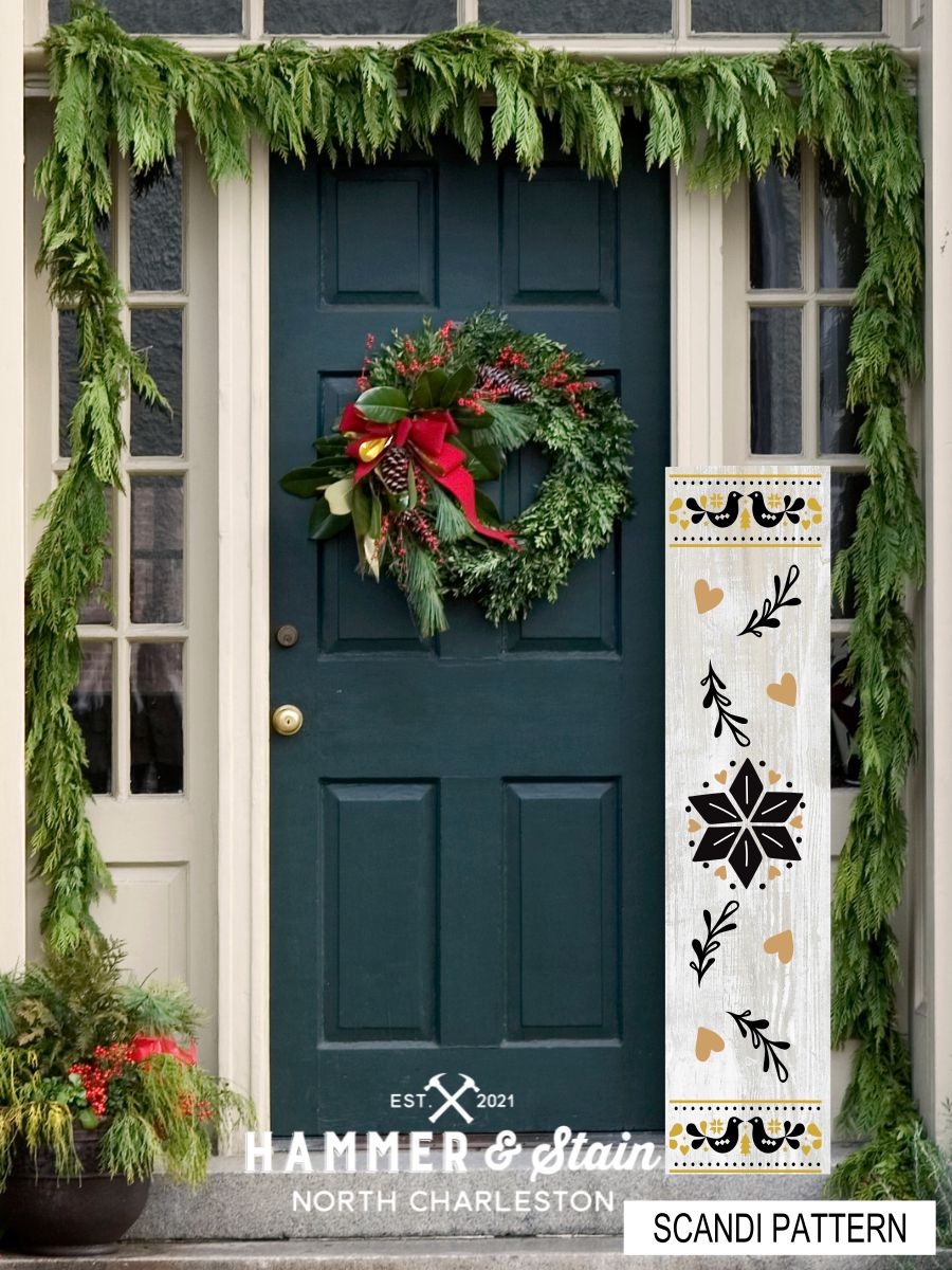 Season's Greetings Party Mix Christmas Porch Planks
