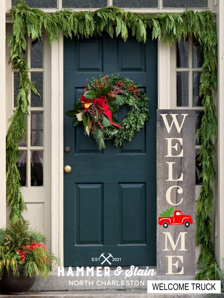 Season's Greetings Party Mix Christmas Porch Planks