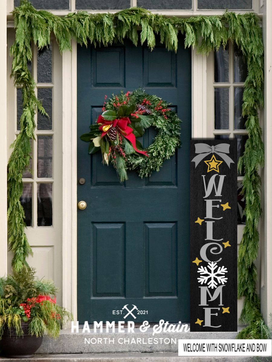 Season's Greetings Party Mix Christmas Porch Planks
