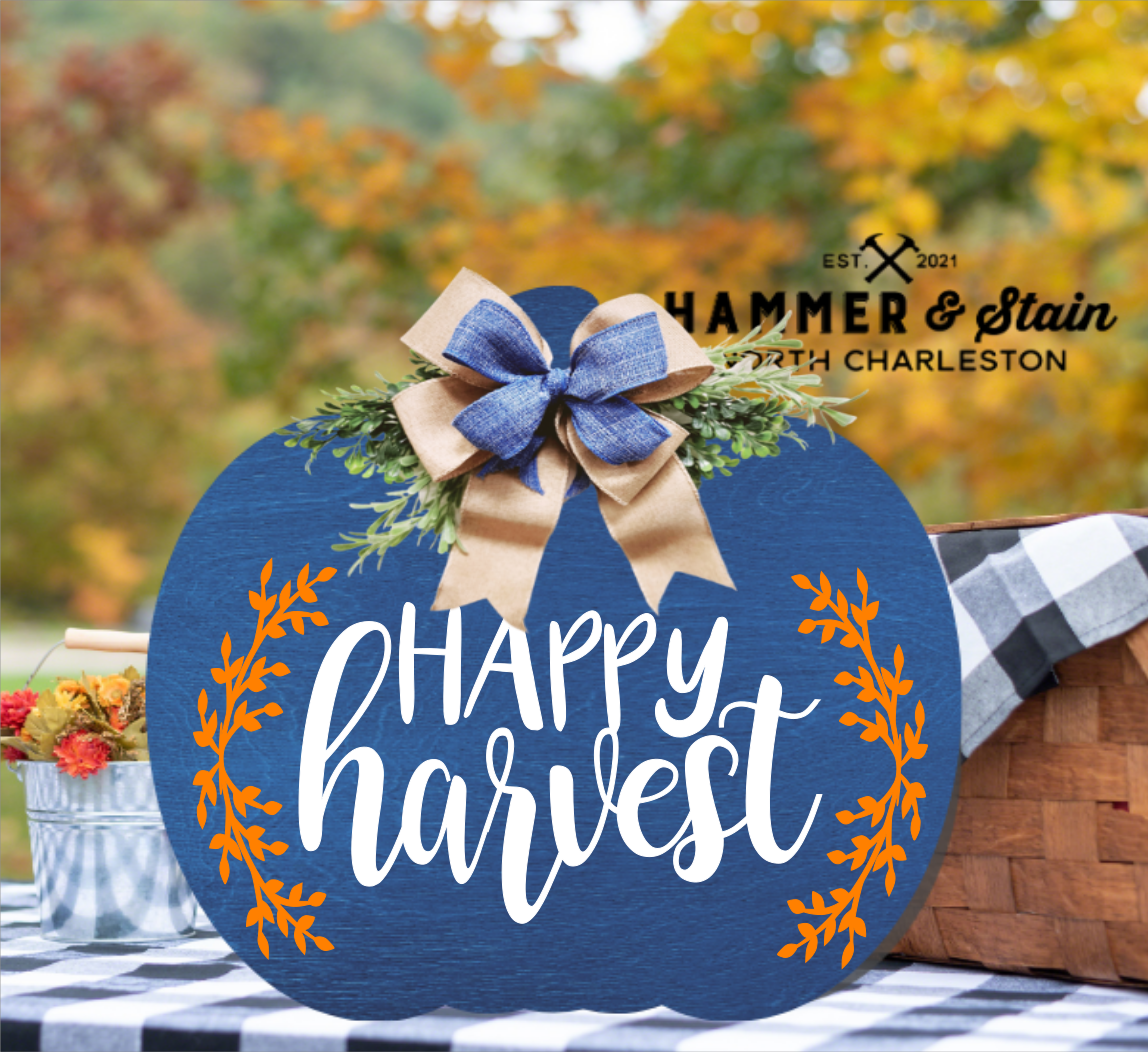 Fall Collection---Pumpkin Shaped Door Hangers