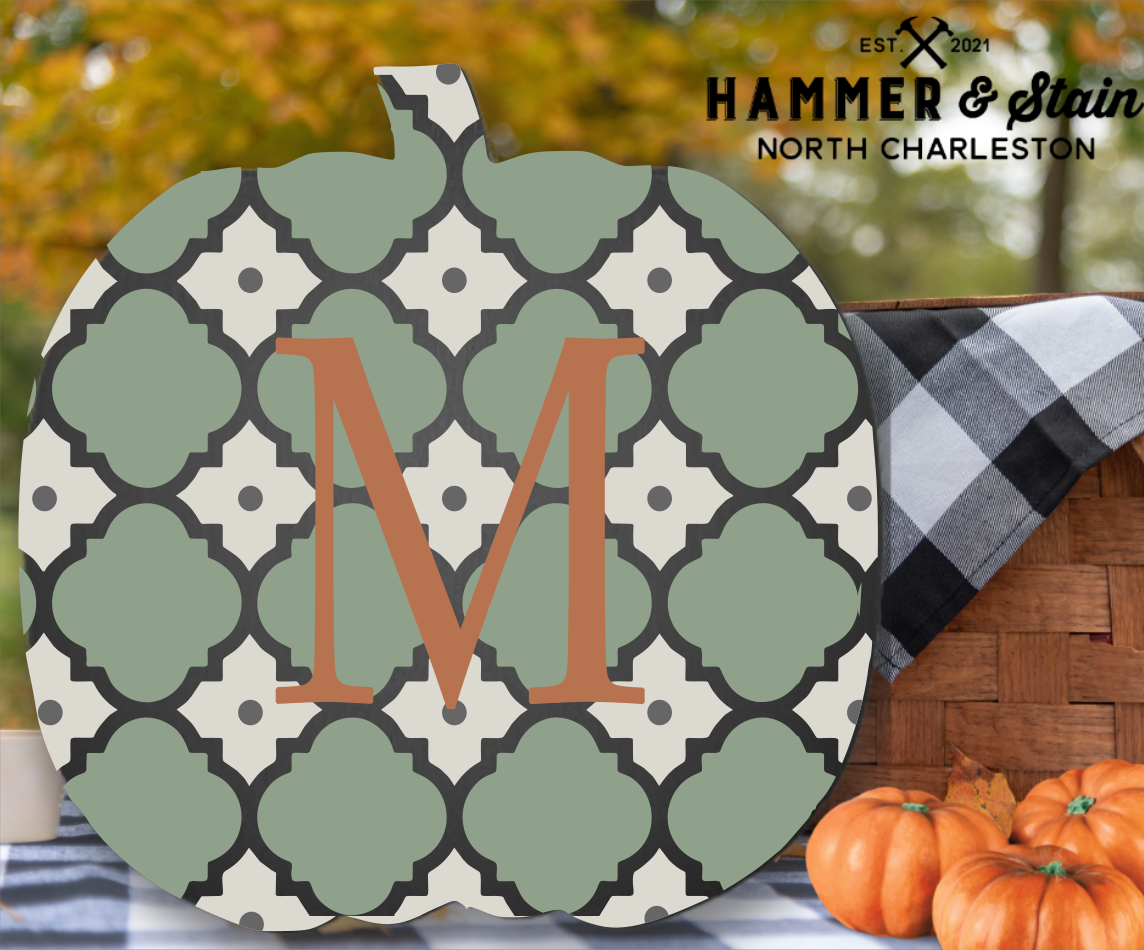 Fall Collection---Pumpkin Shaped Door Hangers