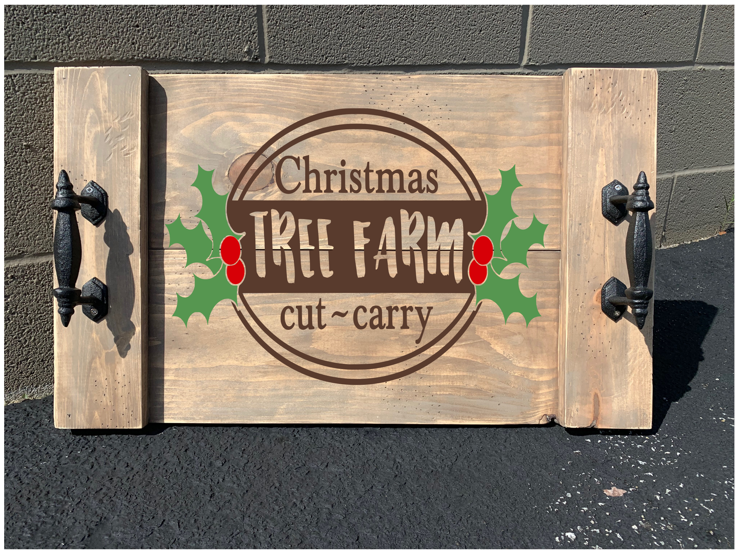 Christmas and Winter Farmhouse trays