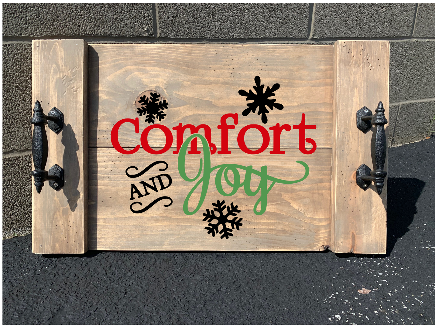 Christmas and Winter Farmhouse trays