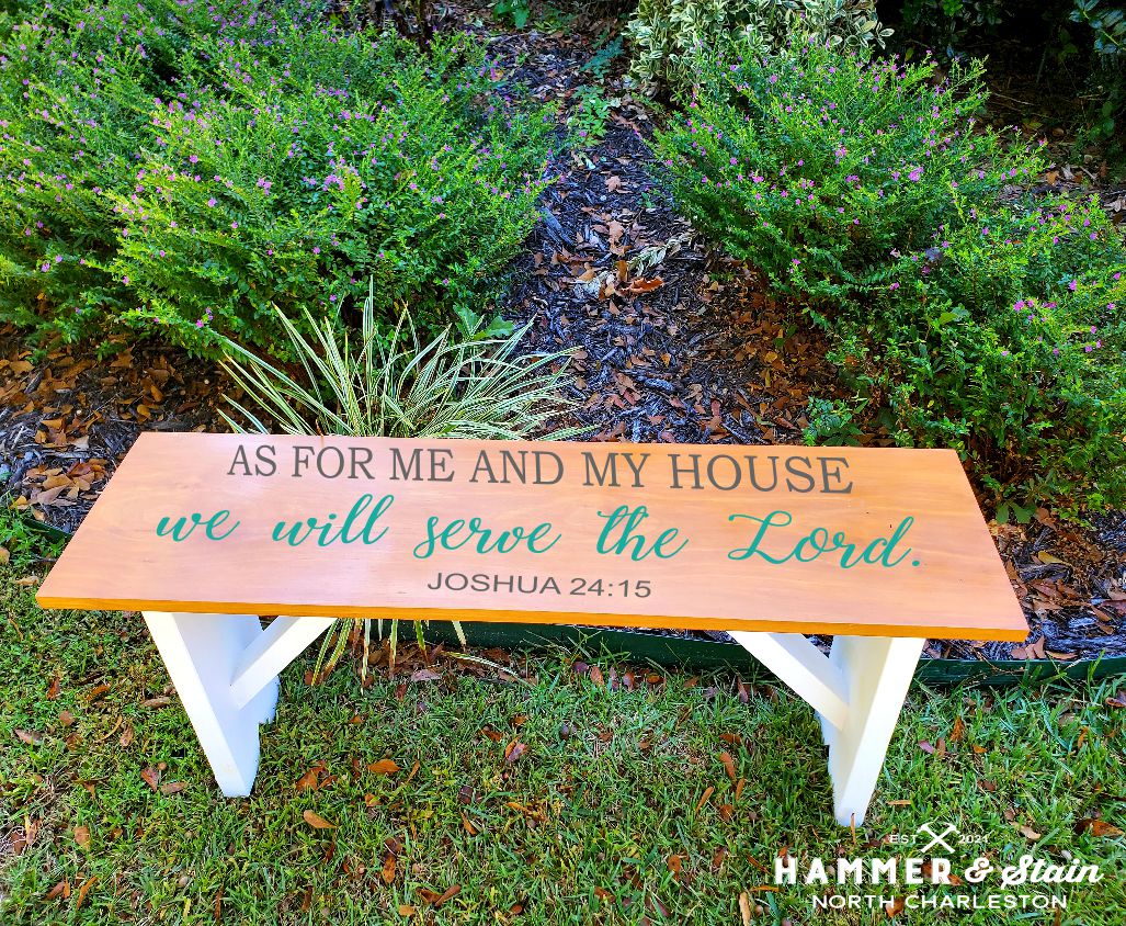 Rustic Bench for 2