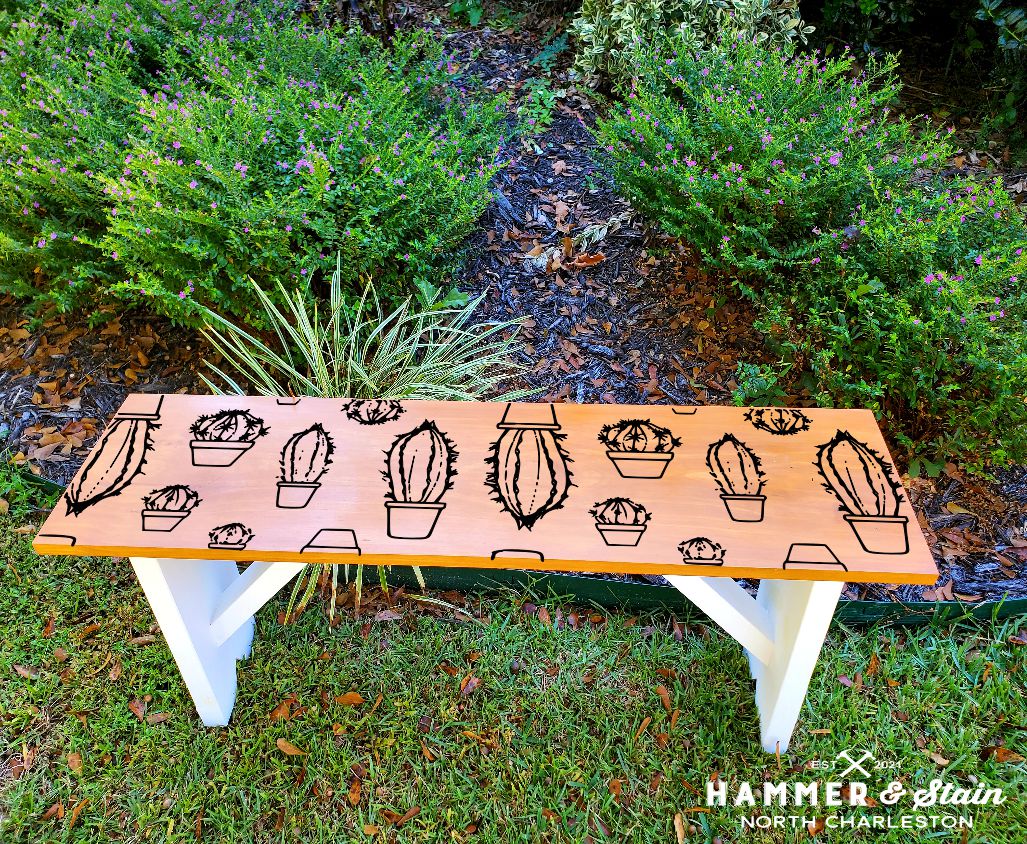 Rustic Bench for 2