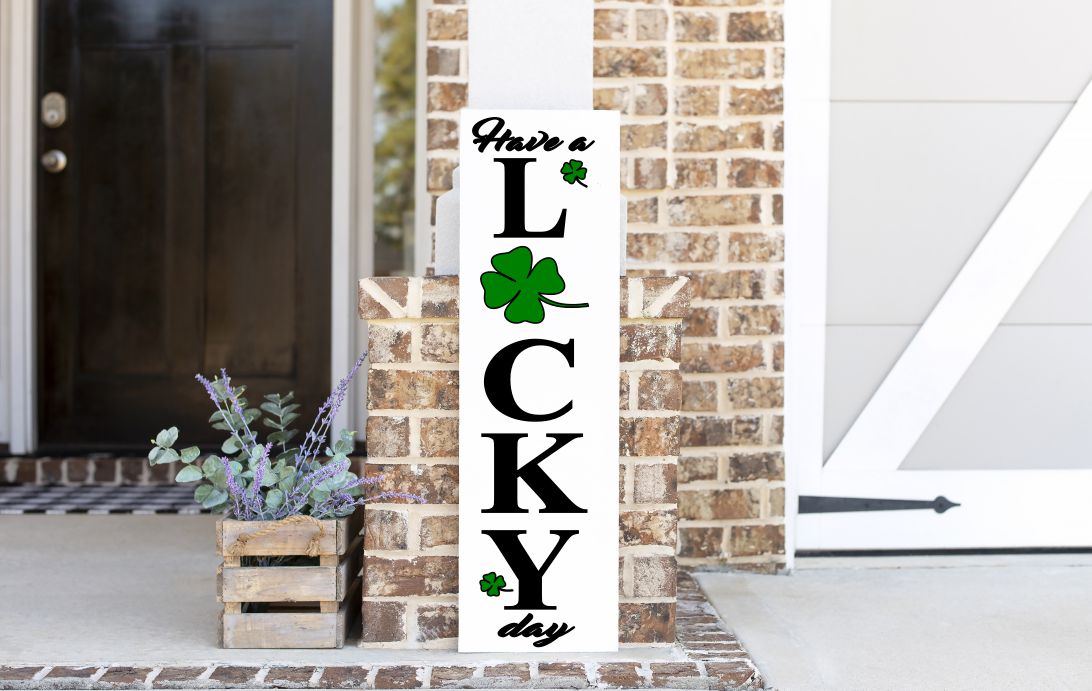 St Patrick's Day Collection Porch Signs