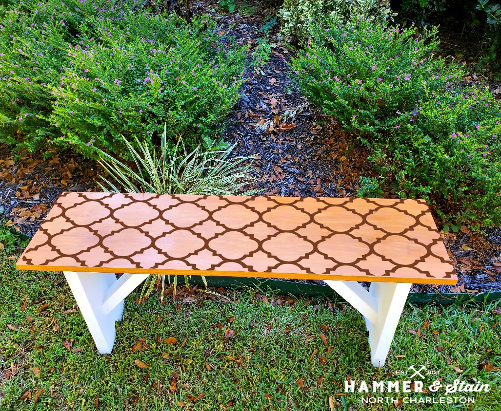 Rustic Bench for 2