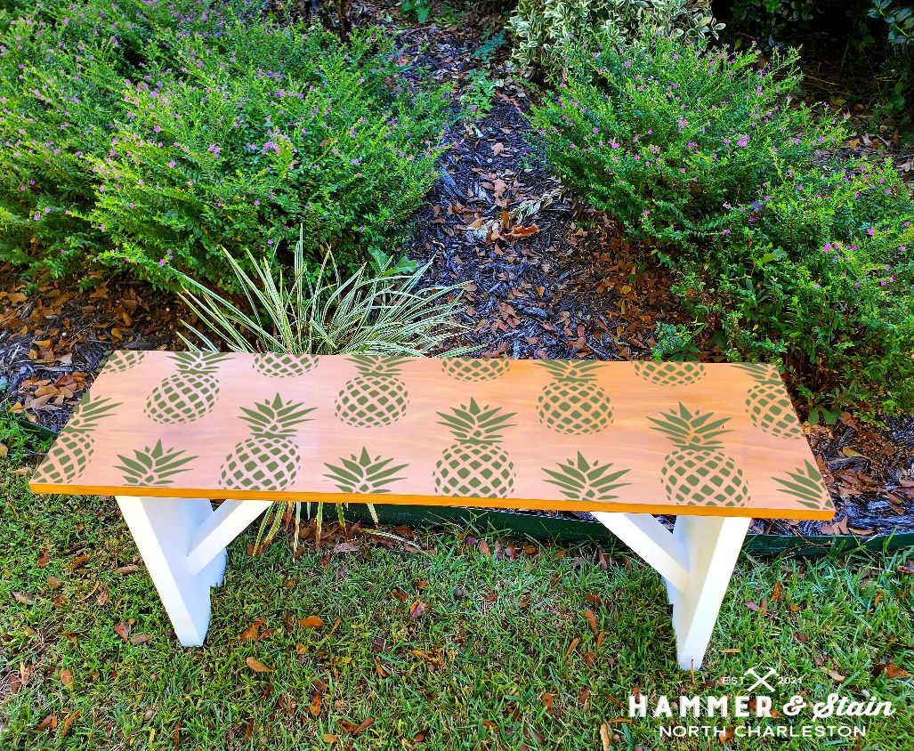 Rustic Bench for 2