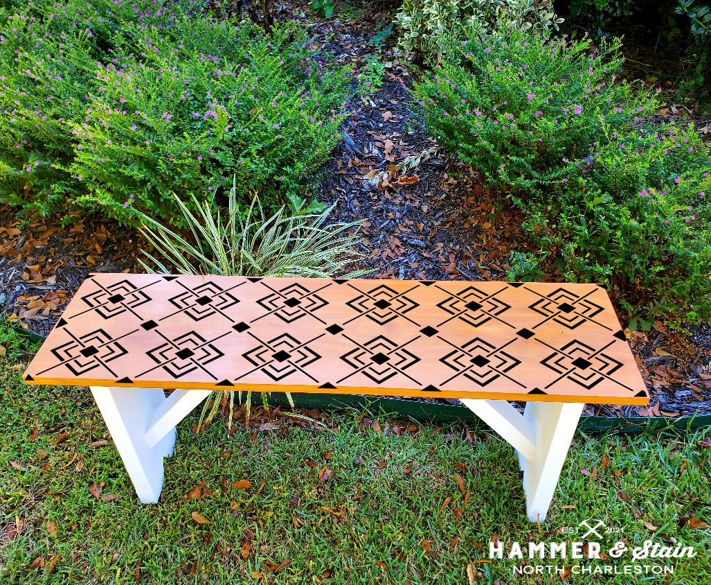 Rustic Bench for 2