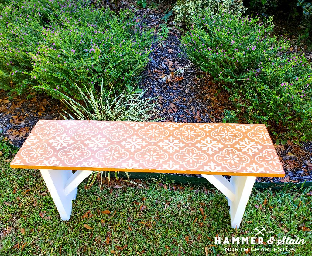 Rustic Bench for 2