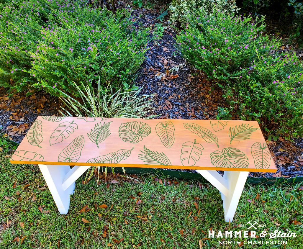 Rustic Bench for 2