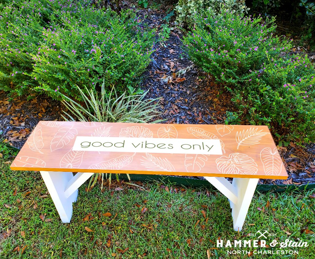 Rustic Bench for 2