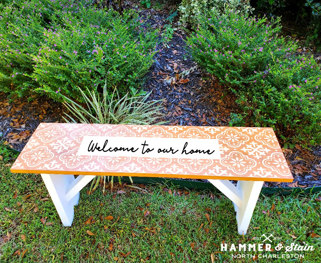 Rustic Bench for 2