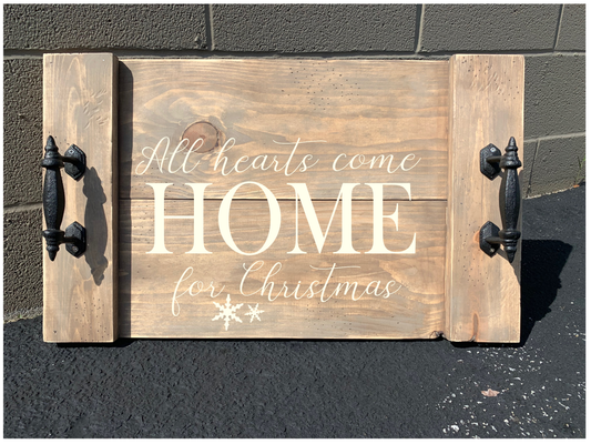 Good Cheer-- Christmas and Winter Farmhouse trays