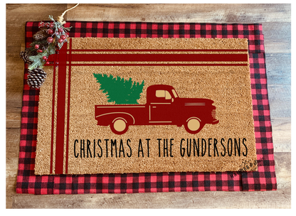 Season's Greetings Party Mix Christmas and Holiday Doormats