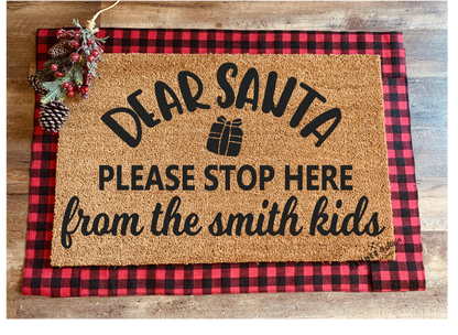 Season's Greetings Party Mix Christmas and Holiday Doormats