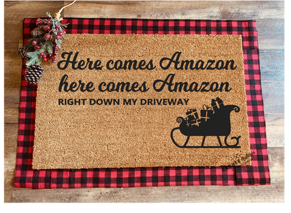 Season's Greetings Party Mix Christmas and Holiday Doormats