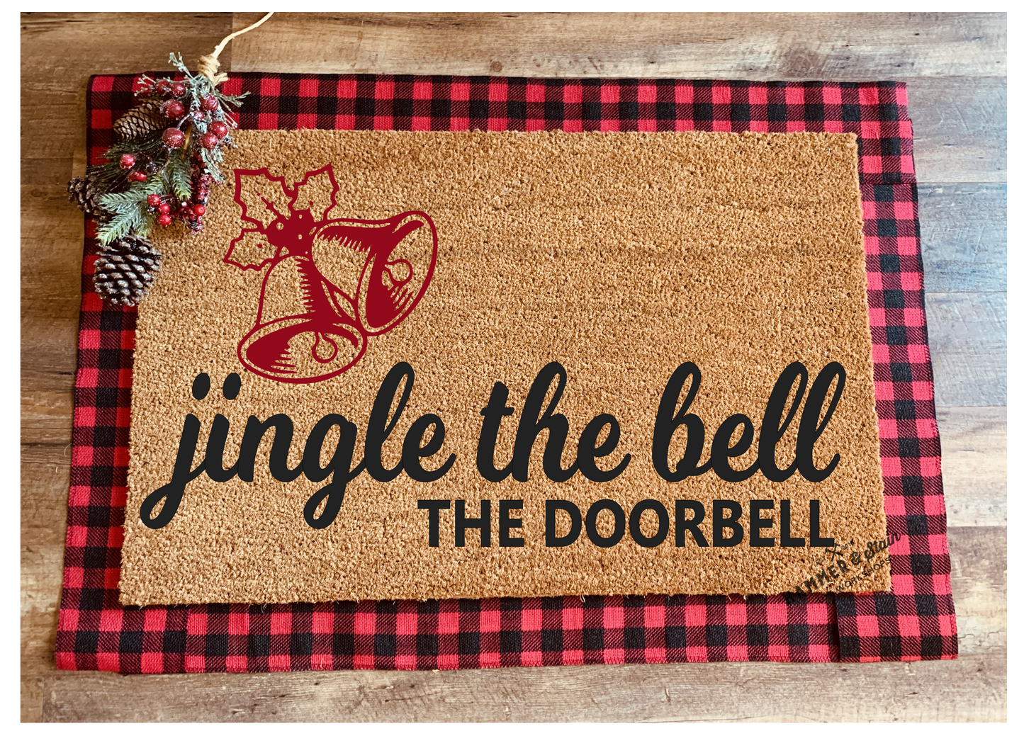 Season's Greetings Party Mix Christmas and Holiday Doormats