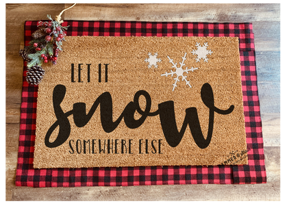 Season's Greetings Party Mix Christmas and Holiday Doormats