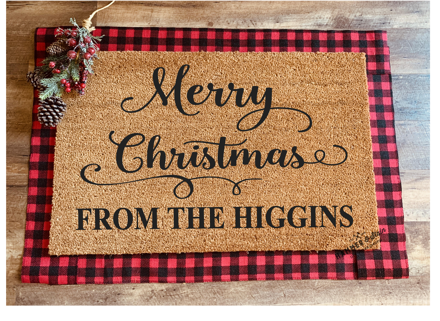 Season's Greetings Party Mix Christmas and Holiday Doormats