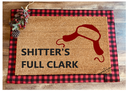 Season's Greetings Party Mix Christmas and Holiday Doormats