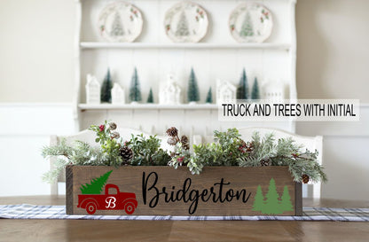 My Favorite Things Christmas Centerpiece boxes