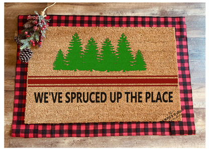 Season's Greetings Party Mix Christmas and Holiday Doormats