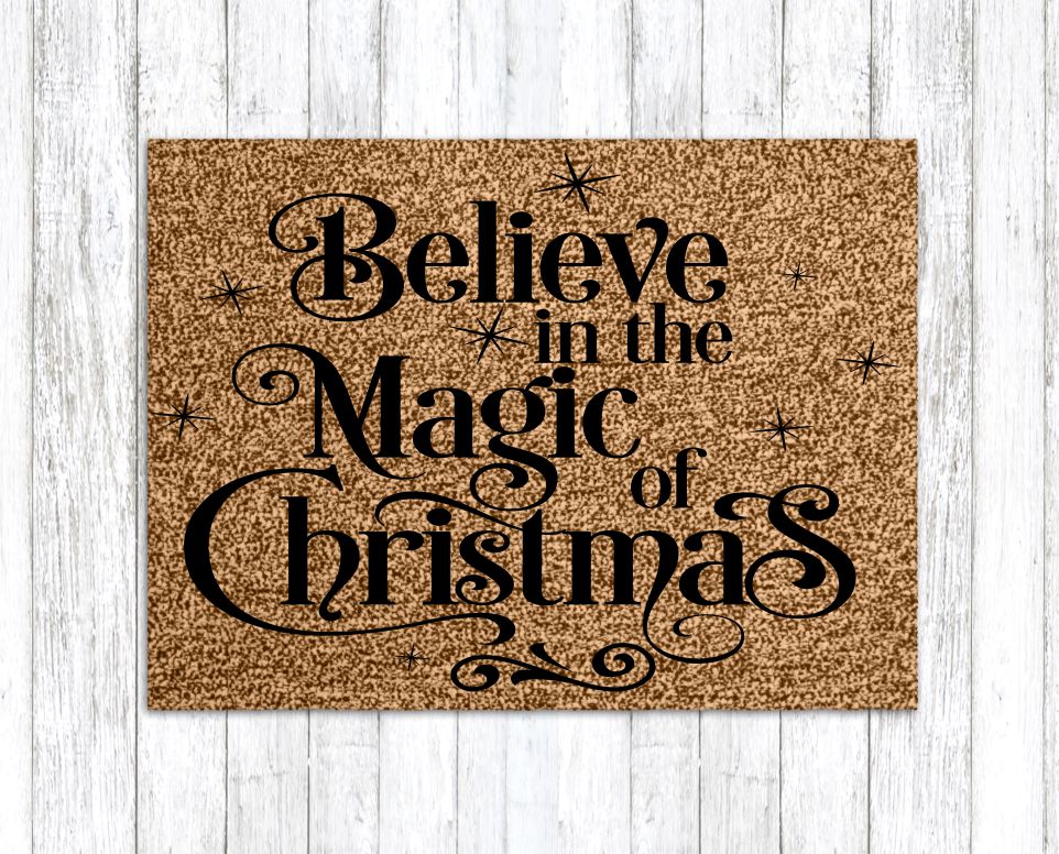 Season's Greetings Party Mix Christmas and Holiday Doormats