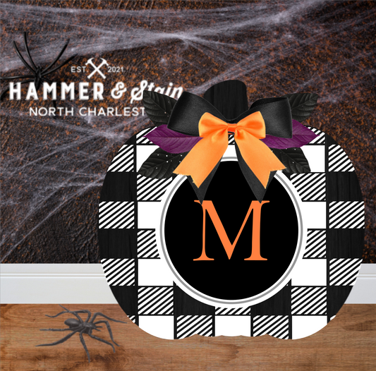 Fall Collection---Pumpkin Shaped Door Hangers