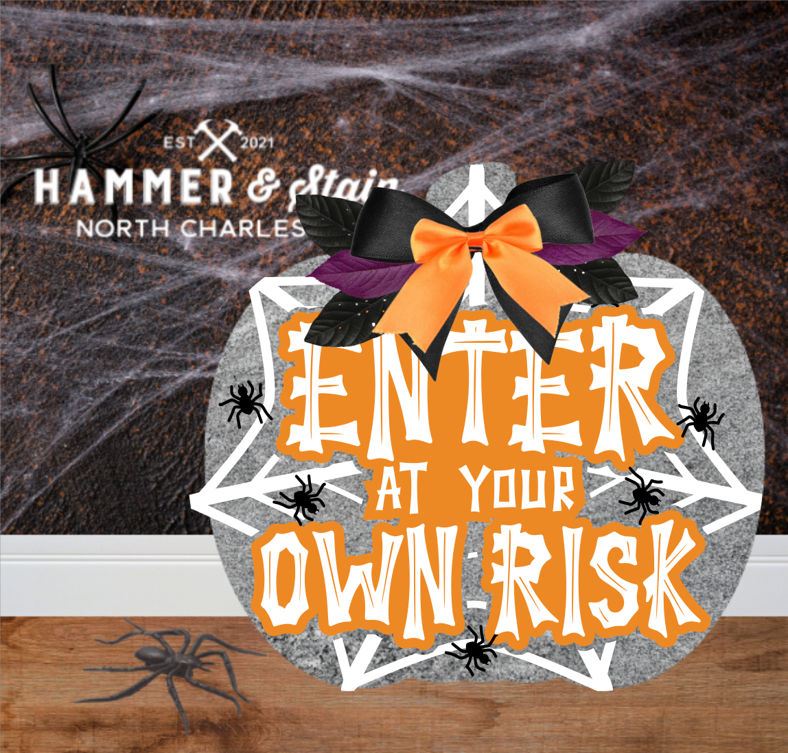 Fall Pick A Project---Pumpkin Shaped Door Hangers