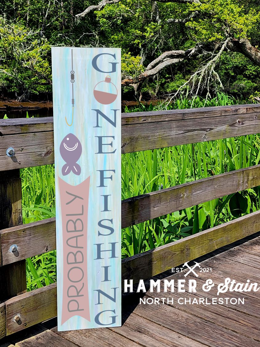 Coastal and Nautical Porch Signs – Hammer and Stain North Charleston