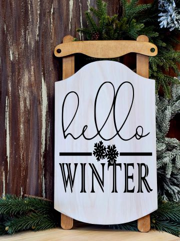 Season's Greetings Party Mix Christmas Door Sleds