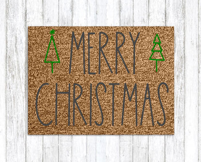 Season's Greetings Party Mix Christmas and Holiday Doormats