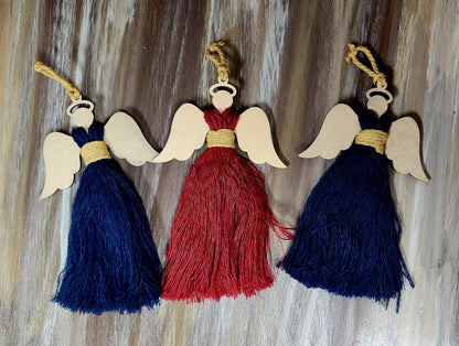 Macramé Angel Ornaments