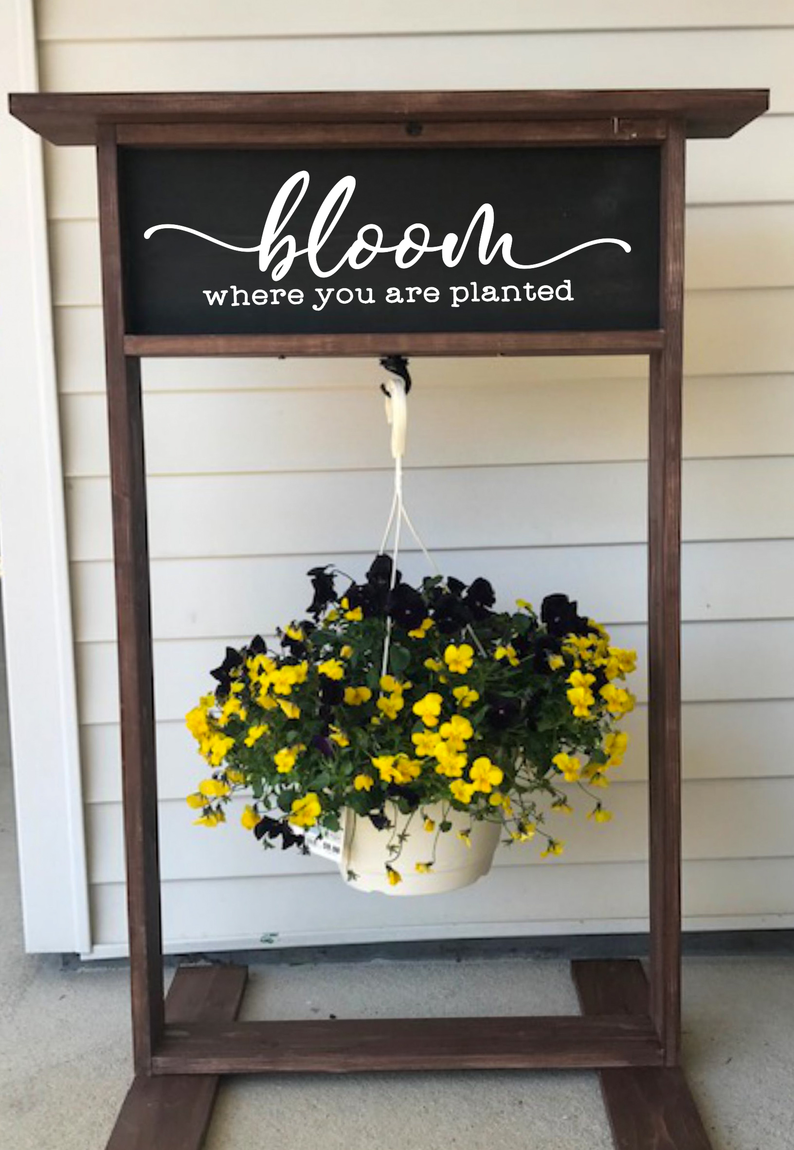 wooden hanging plant stand Hanging Plant Stand