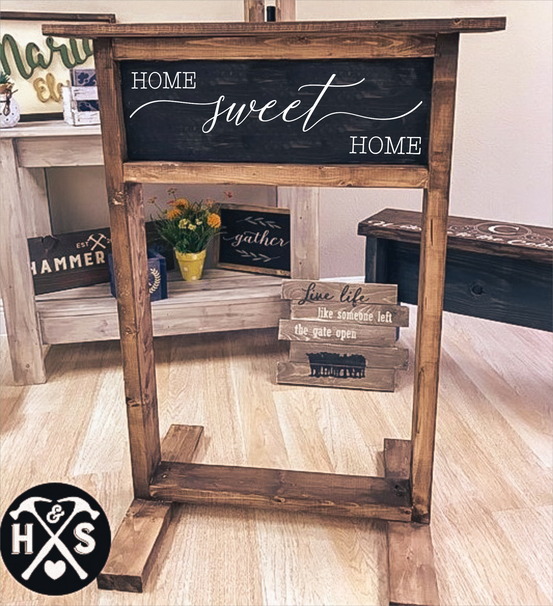 plywood plant hanger Hanging Plant Stand – Hammer and Stain North Charleston