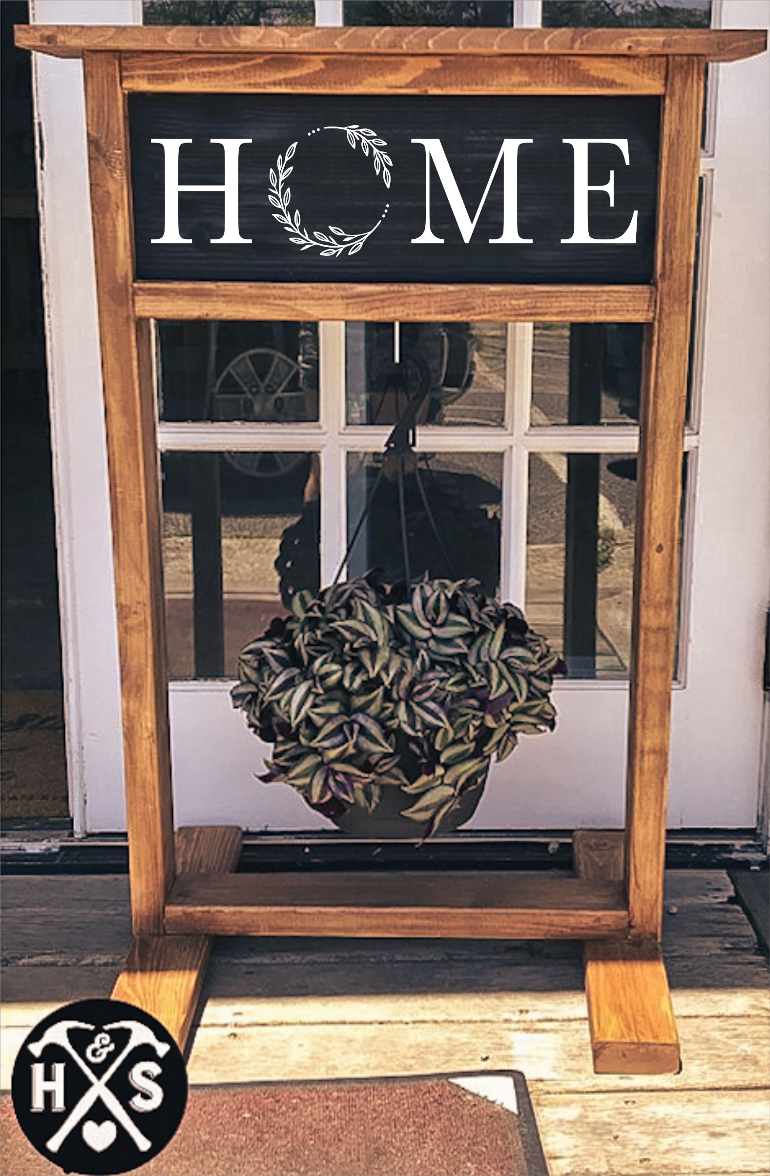 porch hanging plant stand Hanging Plant Stand – Hammer and Stain North Charleston