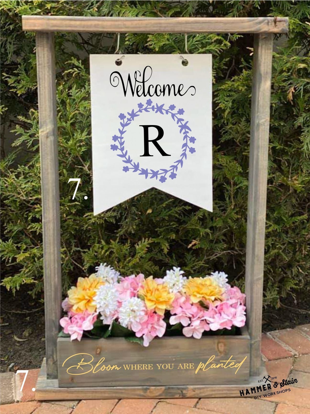 Spring Collection Planter Boxes with Garden Flag – Hammer and Stain North Charleston