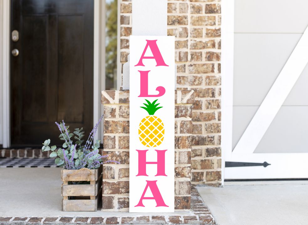 Aloha porch sign top