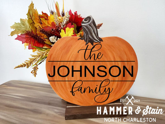 Mini Pumpkin with Stand